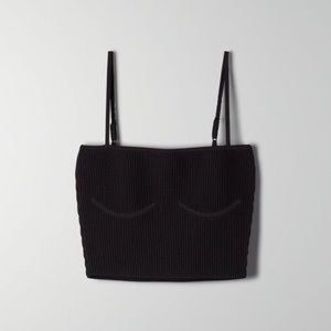 Aritzia. Babaton Rib Sculpt Knit Top.